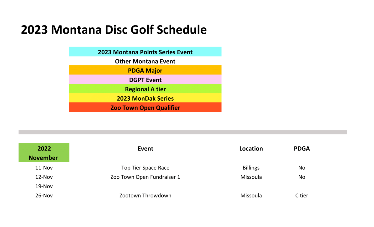 Montana Tournament Schedule Garden City Flyers